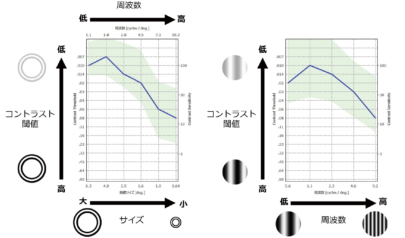 コントラスト感度検査
